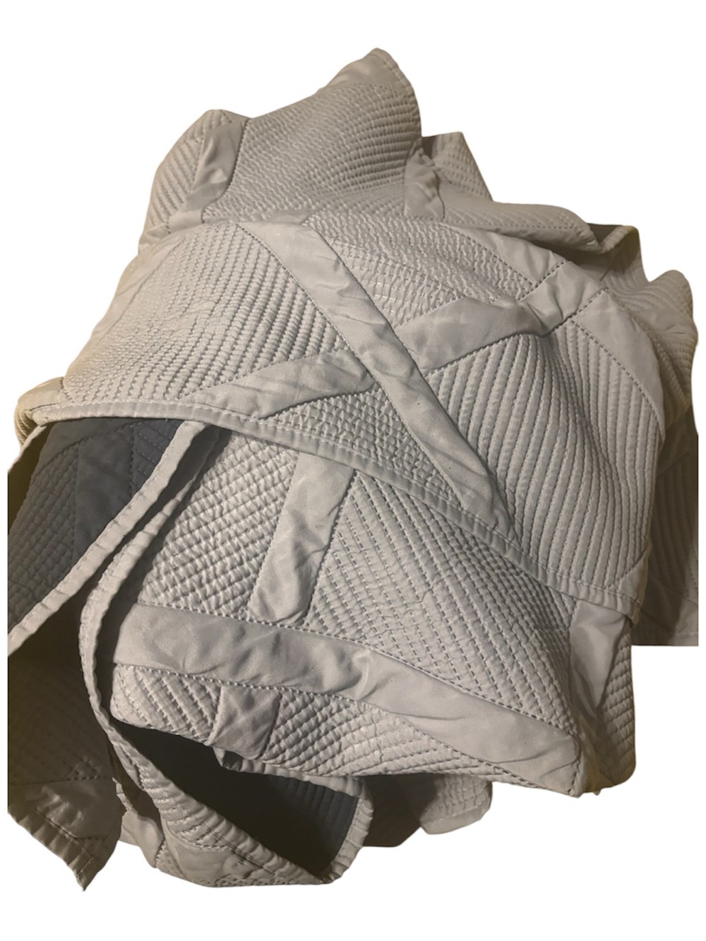 Neutral Quilted Bedspread - Cream Quilted Coverlet